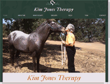 Tablet Screenshot of kimjonestherapy.com